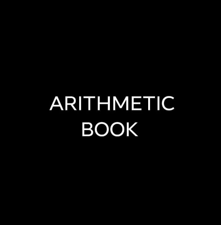 ARITHMETIC BOOK